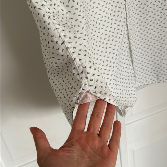 Casual Button Down Shirt with glasses Pattern - Picture 2 of 6